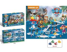 Трек "Щенячий патруль", база, 4 мініфігурки героїв на машинках, в кор. 47*9*25 см