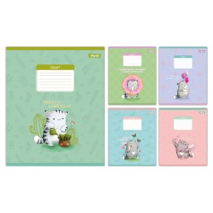 А5/12 кос. 1B Meow Cat, зошит учнівський шкільний, ціна за 25 шт. //