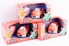 УЦЕНКА 30% Р.У машинка акумулятор 3.7 V, підсвічування фар, мелодія, гумовий корпус, що знімається, в кор. 