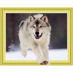 Алмазна мозаїка за номерами 0010ELT 40*50 об'ємна 