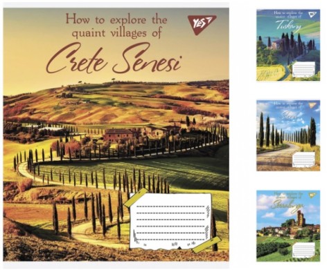 А5/96 лін. Yes Quaint village, тетрадь для записів 5 шт в уп. //