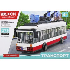 Конструктор "IBLOCK: Троллейбус", 273 детали