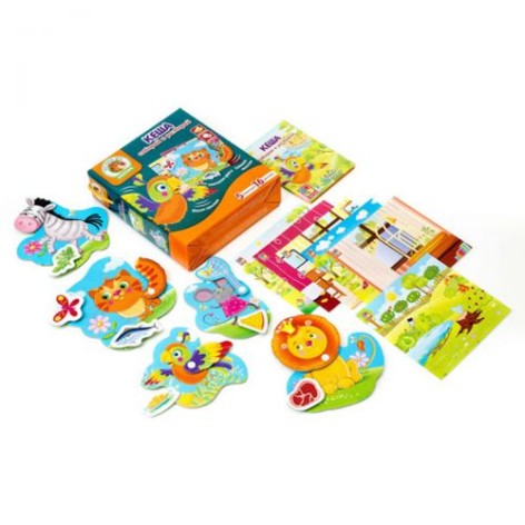 Игра с подвижными деталями "Кеша" (рус)