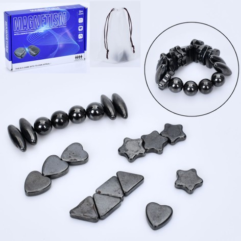 Настольная игра магнитная, логическая, стратегия, магниты 20шт, веревка, в кор-це, 16-11-3см 