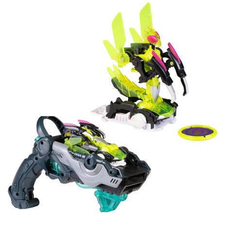 Игровой набор Screechers Wild! S5 L1 V2 - СОНІК БЛЕЙД (запускач-бластер, машинка-трансформер)