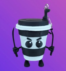 3D Cappuccino assassino (асасіно капучіно) 8см з брелком