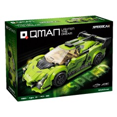 Конструктор Qman "Гоночний автомобіль" 348 деталей 91005