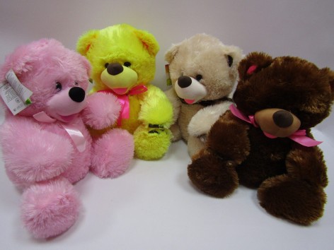М'яка іграшка Ведмідь Веселун 37*34 см, 9 кольорів