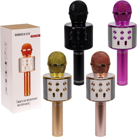 Беспроводное караоке Микрофон bluetooth 858