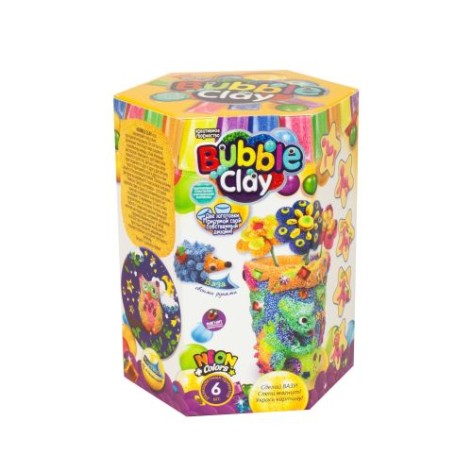 Набор креативного творчества "BUBBLE CLAY: шариковый пластилин" (рус)