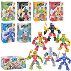 Конструктор робот, шарнірний, кор-ці, 9,5-14,5-47см, (6вид) /10/120/12шт в кор. 30-15-17см