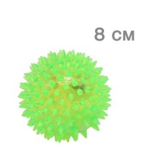 М'ячик із шипами, зелений, 8 см