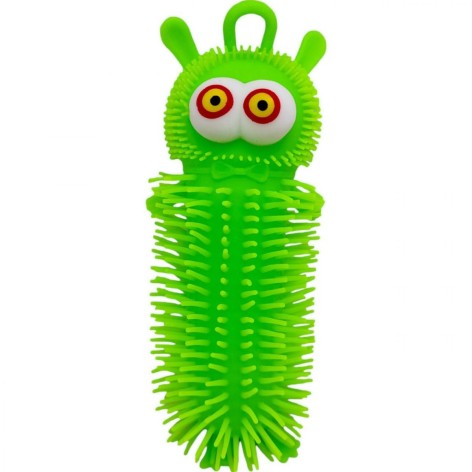Антистресс-светянка "Гусеница Пучеглазик", салатовый