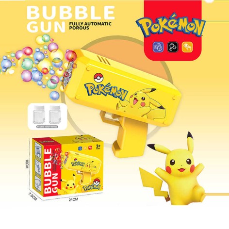 Пістолет для мильних бульбашок з автоматичним видуванням, на батарейках 889-1