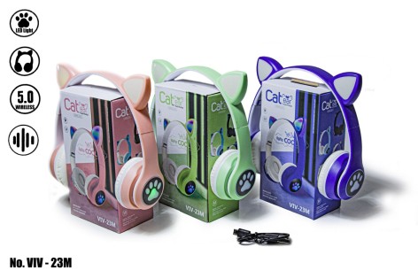 Беспроводные наушники с ушками VIV-23M //