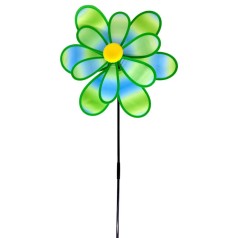 Ветрячок "Цветочек", диаметр 38 см, зеленый