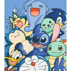 Картина за номерами "Super Blue" 40х50 см