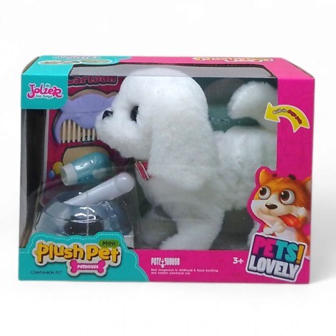 Игровой набор с животным "Plush Pet. Песик белый"