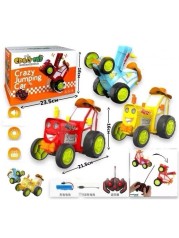 Р/У трактор CRAZY CAR танцует, в корр. 2101-A //