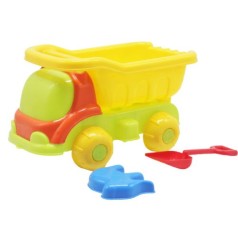 Машинка вантажівка (з лопаткою та пасочкою) жовта