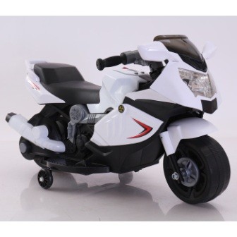Електромобіль дитячий T-7215 WHITE мотоцикл на 6V4AH 86*44*52