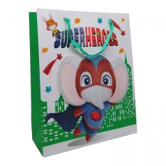 Пакет подарочный СЛОНЕНИК 32 x 10 x 26 см