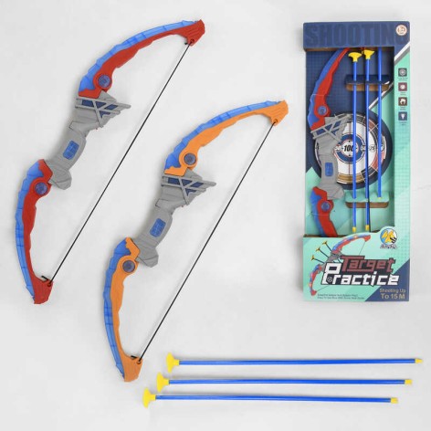 Іграшковий лук з підсвічуванням 3 стріли на присосці (48)