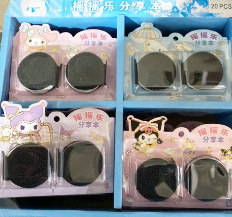 Блокнот 60арк. міні арома 2шт.обклад. силікон "Шоколад" в блист.(20*24)