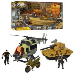 Набір рятувальників військовий, транспорт, гелікоптер, солдати, 2 види, в кір-ці, 51-28-12см 