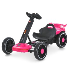 Електрокарт M 6145(A)EBR-8 (1шт) р/к2,4G, 2мотори35W, 1акум12V4,5AH, EVA, BLUETOOTH, музика, світло, рожевий