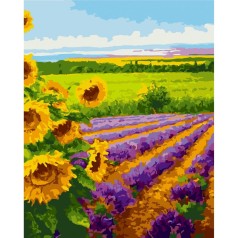 Картина за номерами "Нескінченні простори", 40х50 см