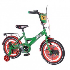 Велосипед TILLY Ninja 16" T-216216/1 khaki+red