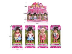 Кукла 12 см, знімне взуття, фігурка улюбленця /24/288/12шт в кор.