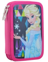 Пенал твердий 1 Вересня підвійний Frozen, 20*13*4.5