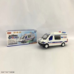 Машина батар, поліція, світло, звук, кор. 19,8*9,5*8,3см 