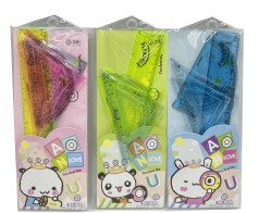 Набір лінійок шкільних 4 шт. Flex 