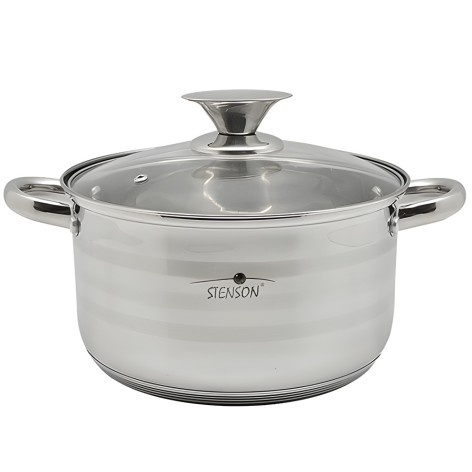 Каструля з кришкою інд.дно 