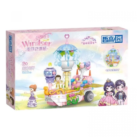 Конструктор "Волшебный мир", 396 элементов, фигурки героев, в коробке