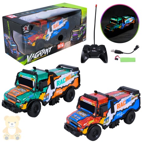 Радіокерована вантажна машинка на акумуляторі 2 кольори світло