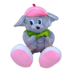 М'яка іграшка Мишенятко Паша, 36 см рожевий