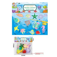 Рыбалка удка, рыбки, п/е 27*28,5см 