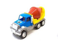 Машинка грузовик Бетономешалка синий.