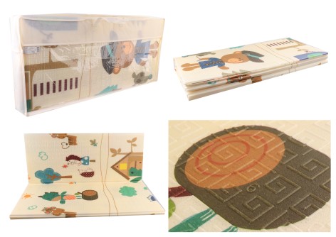 Коврик игровой (ТЕРМО) 2-х сторонний EVA 180х200х0.8см, в сумке D-70804