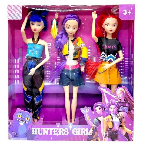 Ляльки (набір) "K-POP-мисливиці на демонів"