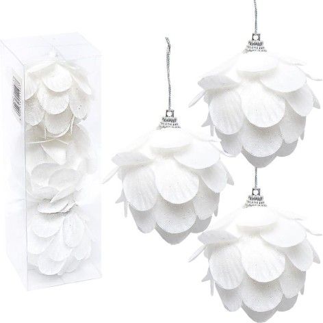 Набор елочных игрушек 3шт 