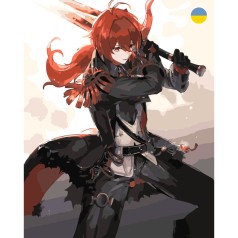 Картина по номерах "Аніме. Геншин Імпакт. Ділюк" 40x50 см