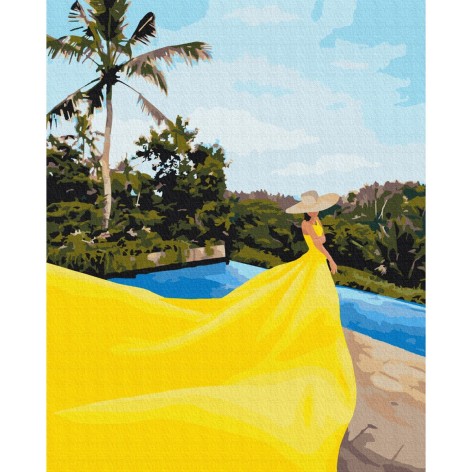 Картина за номерами: Мрійливий відпочинок