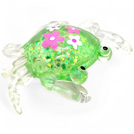 Антистрес жуйка-тягучка Краб (зелений)