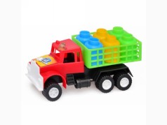 Машинка игрушечная М грузовик с бидонами 18х9х7,5 см КВ