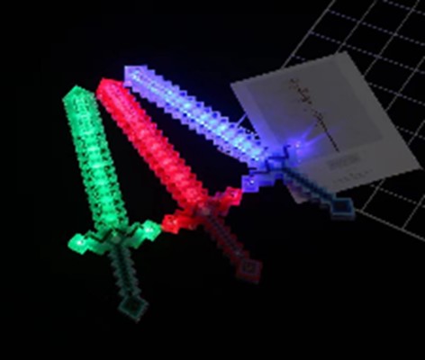 Игрушка со светом меч 49,5см 3 микс /144-2/